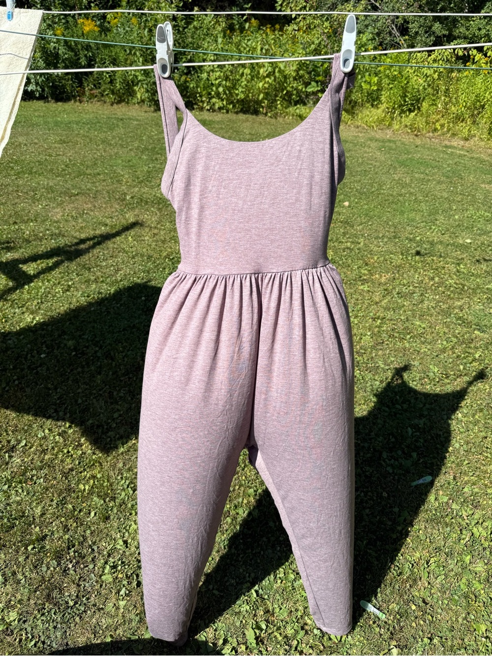 HALARA Dusty Mauve Sleeveless Jumpsuit
